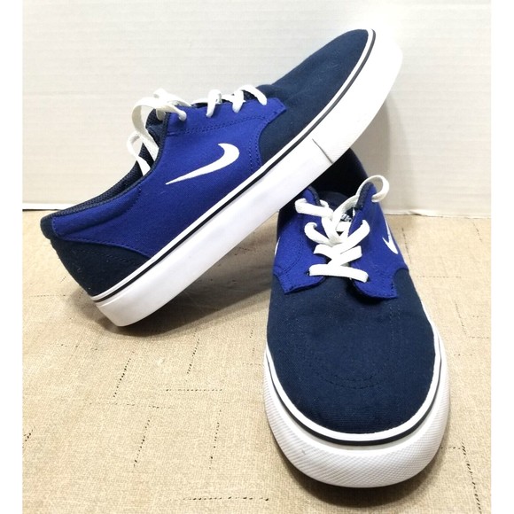 Nike SB Charge Skate Shoes Blue Size 7 Youth Canvas Sneaker Unisex Boys Girls - Picture 2 of 12